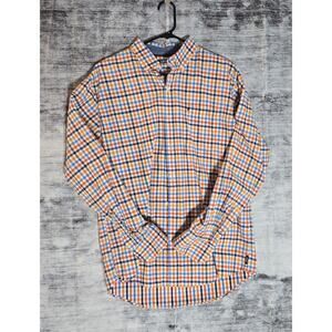 IZOD Men’s L Rainbow Plaid Shirt Button-Up Long Sleeve Multicolor NWT A-3